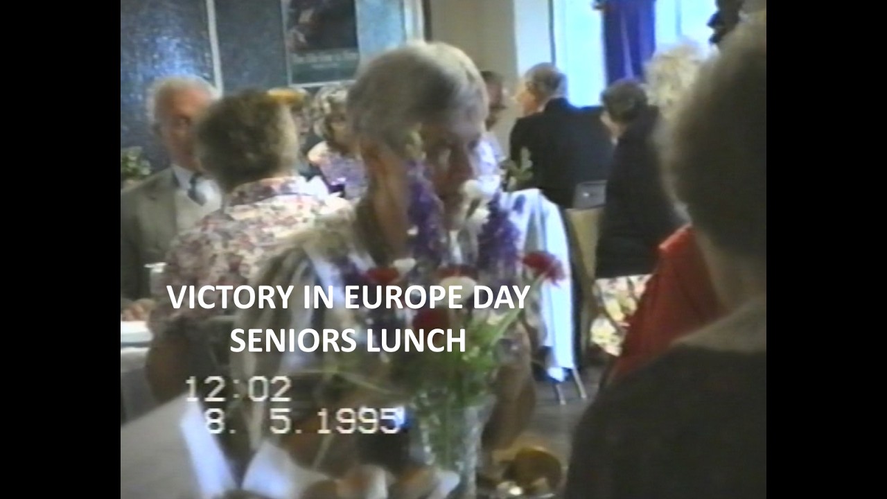 Victory in Europe Day. Lunch for Aldham Seniors on 8th. May 1995