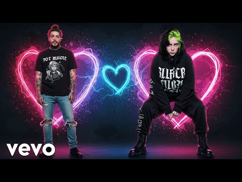 Post Malone Ft Billie Eilish Hold Me In The Storm Lyric Video