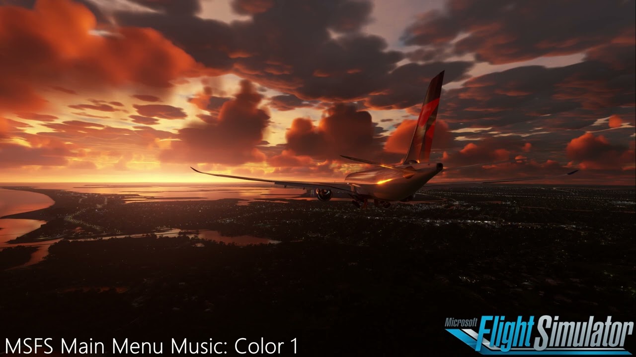 MSFS Main Menu Music 1 Hour (Color 1)