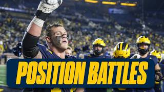 The Wolverine breaks down KEY POSITION BATTLES as Wolverines begin Fall Camp I #goblue