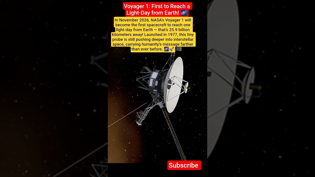 🚀 Voyager 1: First to Reach a Light-Day from Earth! 🌌 