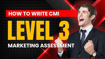 How to Write CMI Level 3 Marketing Assignments Like a Pro?