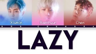 Exo Cbx - Lazy Color Coded Hangulromeng Lyrics