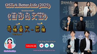 可惜爱人 Pitiful Lover - 孙俪 | OST A Better Life (2025) 蛮好的人生 Chi/Eng/Ind/Pinyin/歌曲