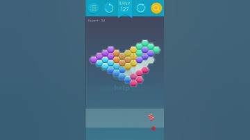 Puzzlerama Blocks Hexa Expert Solution Level 34