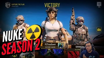 1st Nuke☢️ in COD Mobile : Season 2 (Capture The Flag) | Join India
