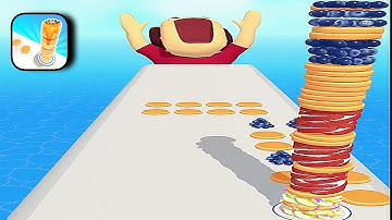 Pancake Run Level 99-101🍔🍓 All Levels Gameplay Walkthrough (Android, iOS)