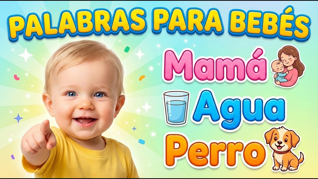 👉 Palabras que Todo Bebé Debe Aprender 👶 | Aprende a Hablar Paso a Paso