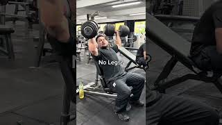 Humbling @iamquinstott Dumbbell Shoulder Press #gym #gymrat