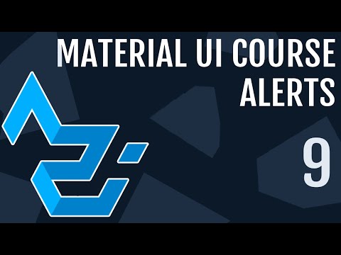 Material UI Course #9 | Alerts