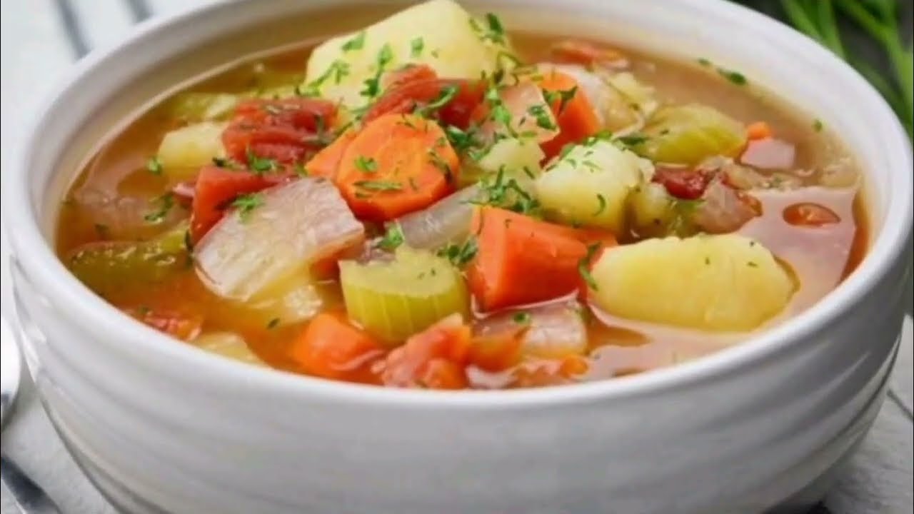 طريقة عمل شوربة الخضار بالشكل الصحيح هتعملى احلى طبق خضار سوتية
