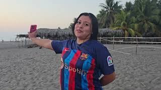 Después Del Río Nayeli Y Su Cuñada Se Fueron Ala Playa Aver El Atardecer