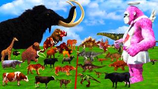 Prehistoric Animals VS Shadow Itself Mammals Size Animal Epic Battle Animal Revolt Battle Simulator screenshot 2