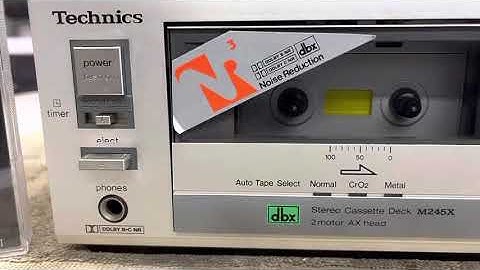 Technics M245X Cassette Deck