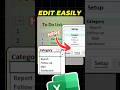 Customize To-Do List Template Like a Pro! #todolistinexcel #todolist #exceltips #shorts #ytshorts