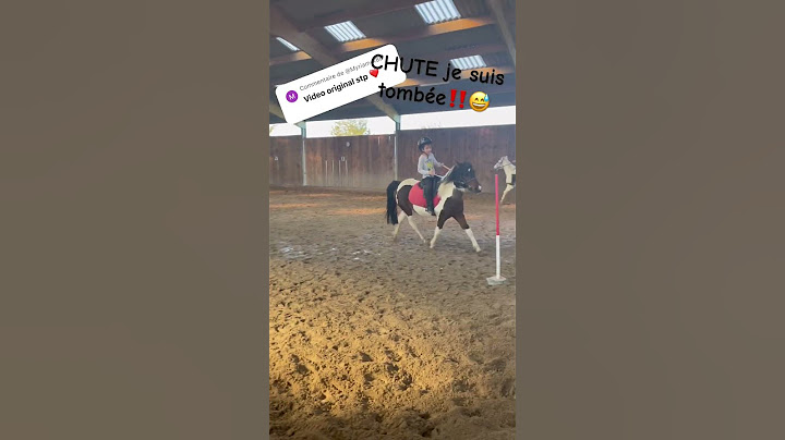MA PIRE CHUTE ‼️ vidéo originale #horse #equestrian #pony #cheval #chute
