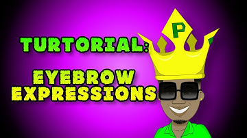 Moho Tutorial: Eyebrow expressions! From Kgeetvcartoons!