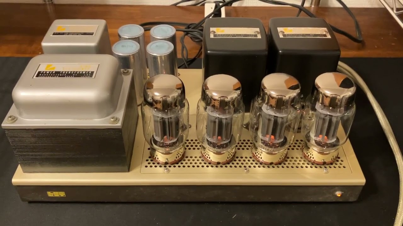 オーディオ試聴動画 luxkit luxman A3700Ⅱ 真空管アンプ