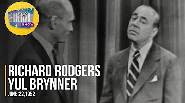 Richard Rodgers & Yul Brynner "Discusses Lyricists Larry Hart & Oscar Hammerstein" | Ed Sullivan