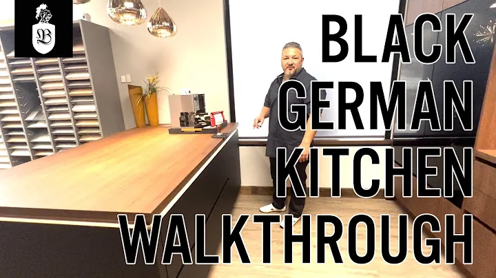 Black German Kitchen Design by Gregory from Baczewski Luxury & High-End Cabinetry.