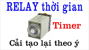 RƠ LE THỜI GIAN ( TIMER) SỬ DỤNG VÀ THAY ĐỔI PHẠM VI MAX ĐIỀU CHỈNH