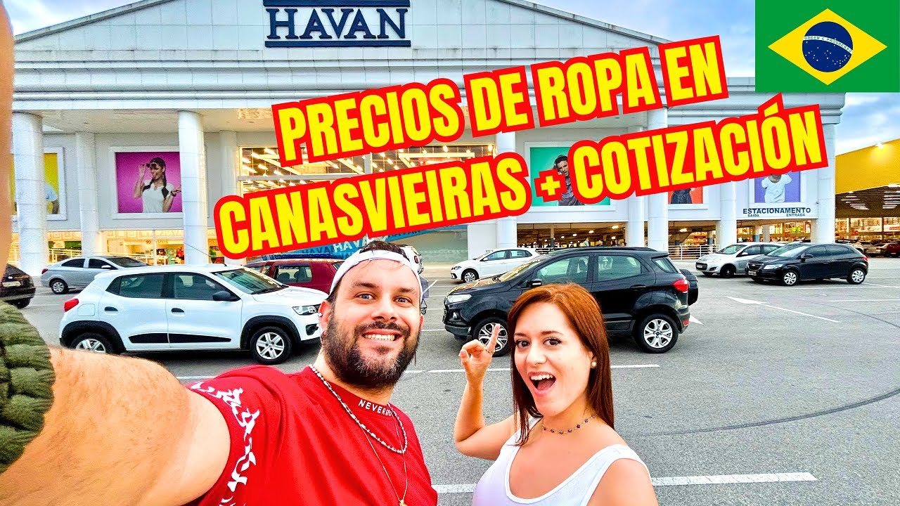 PRECIO DE ROPA EN CANASVIEIRAS FLORIANOPOLIS + COTIZACION DÓLAR PESO REAL EN BRASIL