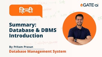 Hindi - Summary of Introduction Topics | eGATE Data Science & AI Series