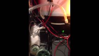 Inside mechanism of Automata Rocking Ship Clock