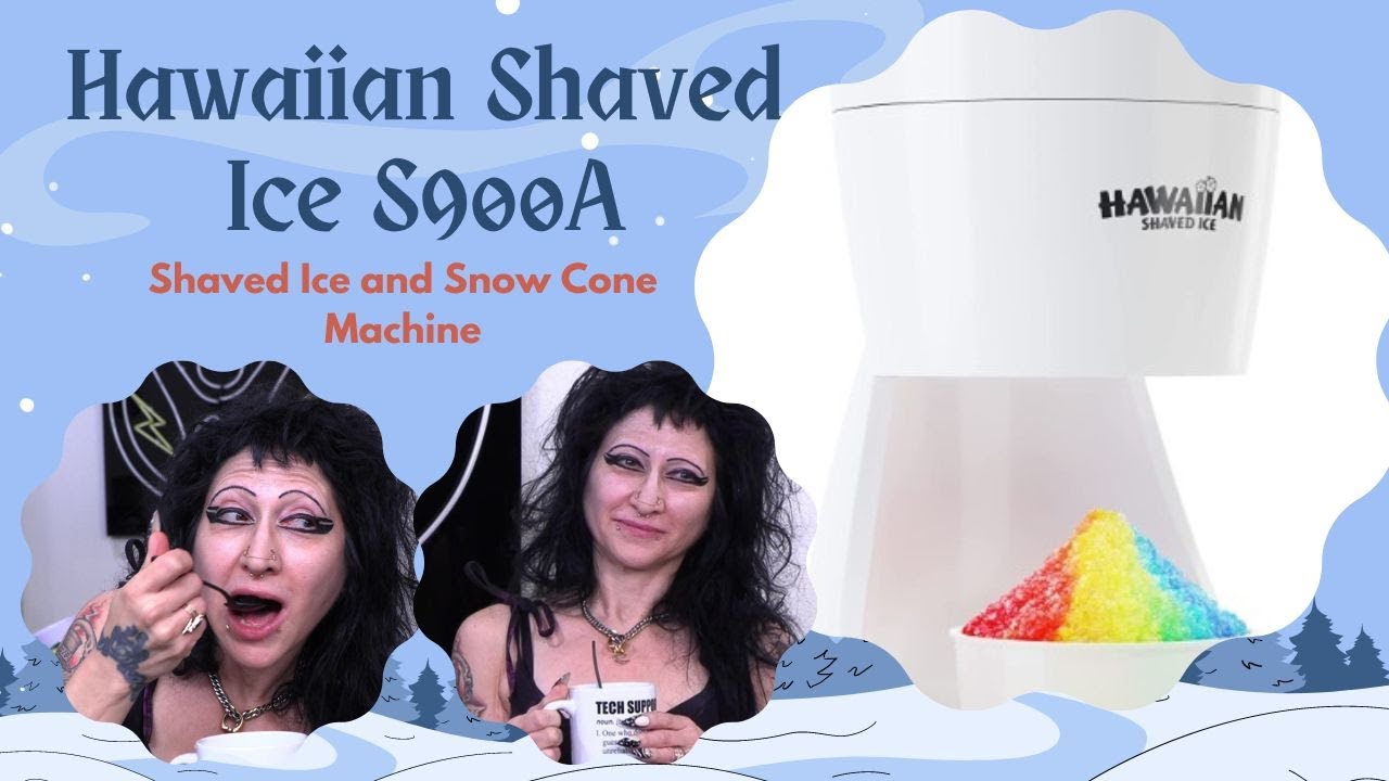 Hawaiian Shaved Ice S900A Snow Cone and Shaved Ice Machine YouTube