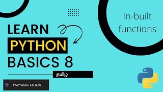 Python Basics 8 | Build In Functions | Sorting | Len | Range | Tamil