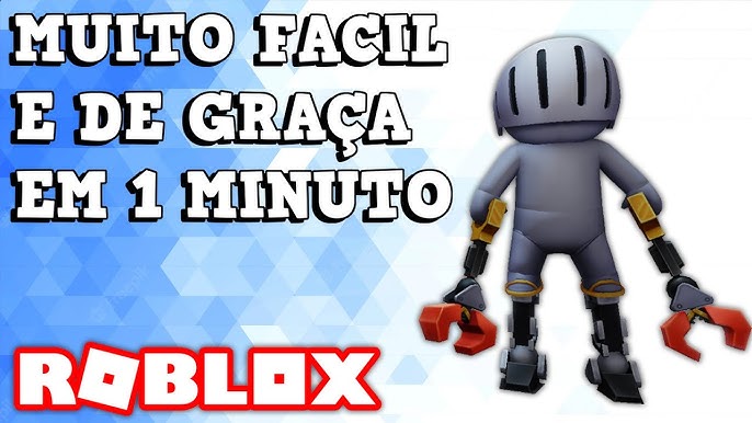 Como pegar pelo celular o NOVO personagem Robô grátis no roblox / sem  computador 