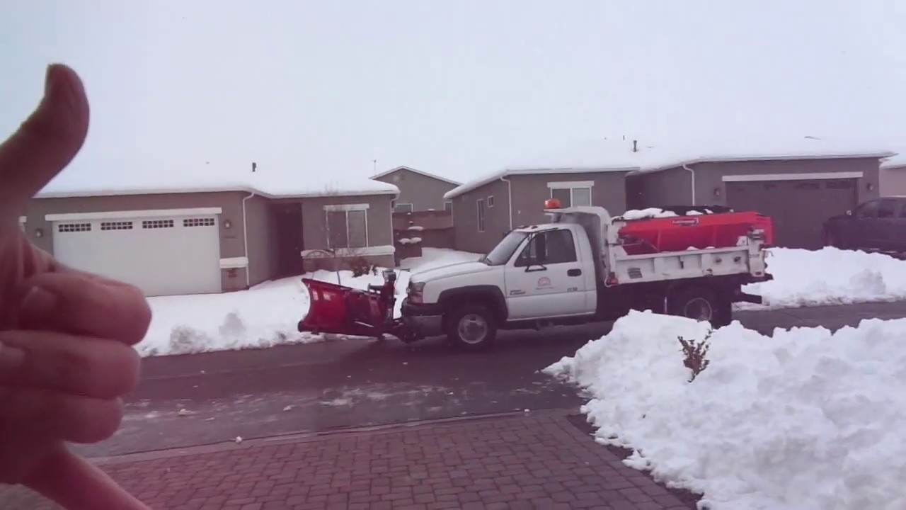 FINALLY! The Snow Plow came through our neighborhood!!! YouTube