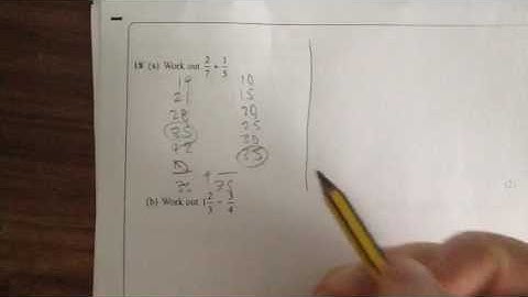 Q18 Adding and Dividing Fractions Foundation Non-Calculator Paper Sample Assessment Material 9-1