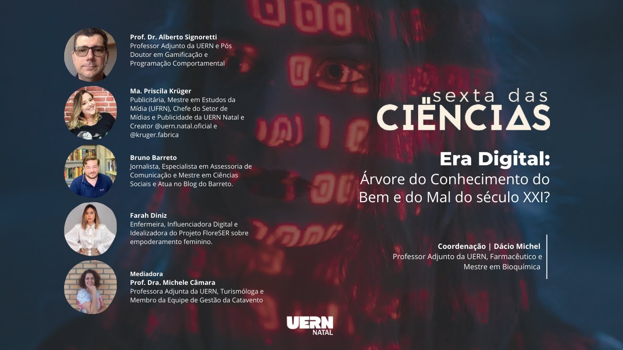 Sexta das Ciências  Era Digital: Árvore do Conhecimento do Bem e