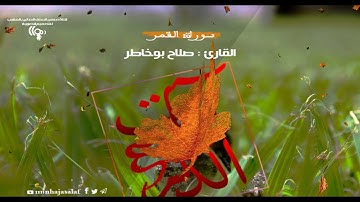 سورة القمر : للقارئ صلاح بو خاطر