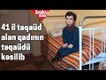 Aidiyyəti qurumlardan imdad diləyən qadın