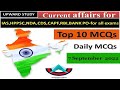 7 September 2022, Top 10 MCQs , Daily Current Affairs , #upsc #ias #currentaffairstoday