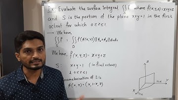 Evaluation of Surface Integral of a Scalar Field | Lecture 8 | Surface Integral @ranjankhatu