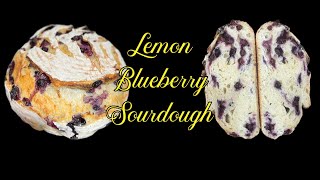 Lemon Blueberry Sourdough Bread