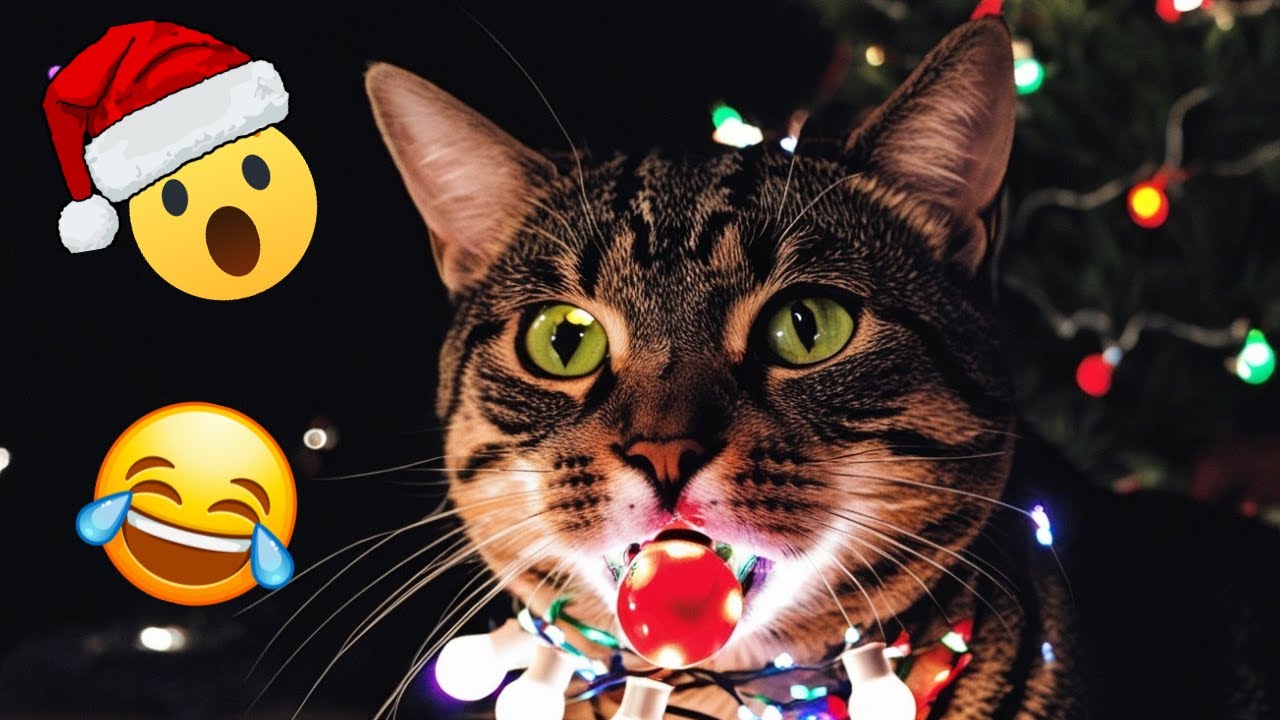 Funny Cats Christmas Compilation 😹 🧑‍🎄 Cats VS Christmas Trees 🤣🎄Funny