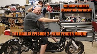 Honda Helix Custom Build Ep2- Chassis Teardown and Harley Fender Mod by Reddirtrodz 3,675 views 10 months ago 20 minutes