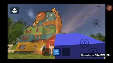 Angry Neighbor - Gameplay Walktrough - Part 2 - RGB Secret Cube - (IOS, Android)