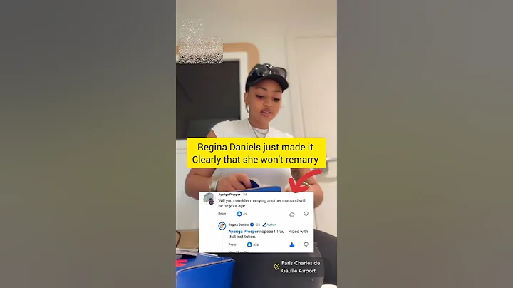 Regina Daniels said she won't remarry again see why👇#youtubeshorts #reginadaniel
