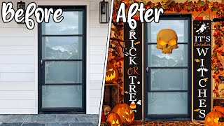 HALLOWEEN Front Porch DECORATE With Me | 2021 Extreme Makeover