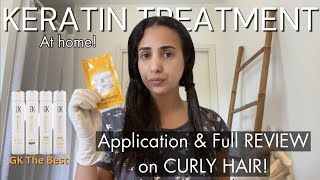 GK THE BEST KERATIN TREATMENT at Home | APPLICATION & FULL REVIEW screenshot 3