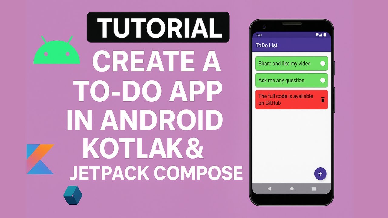 Build a To-Do App in Android Using Kotlin & Jetpack Compose (MVVM Full ...