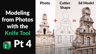 Blender Secrets - Modeling from photos using Knife Project