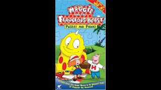 Opening to Maggie and the Ferocious Beast: Puzzles and Picnics 2004 VHS