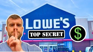 10 Lowes SECRETS To Save You Money!
