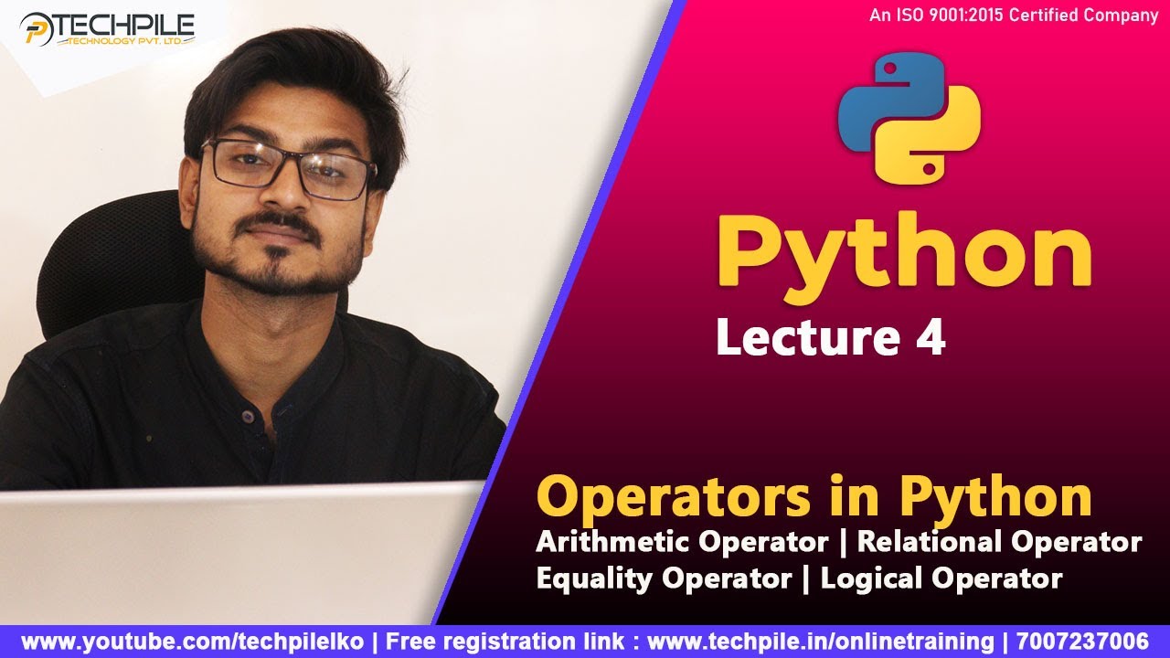 Operator in Python | Arithmetic Operator | Relational Operator, Logical ...